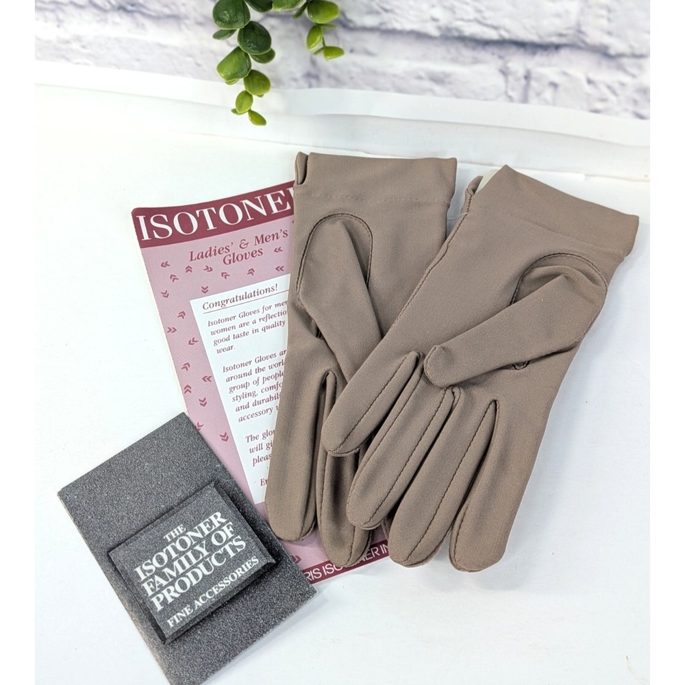 NEW SINGLE STITCH🚨Vintage Isotoner The Original Women's One Size Gloves Dainty